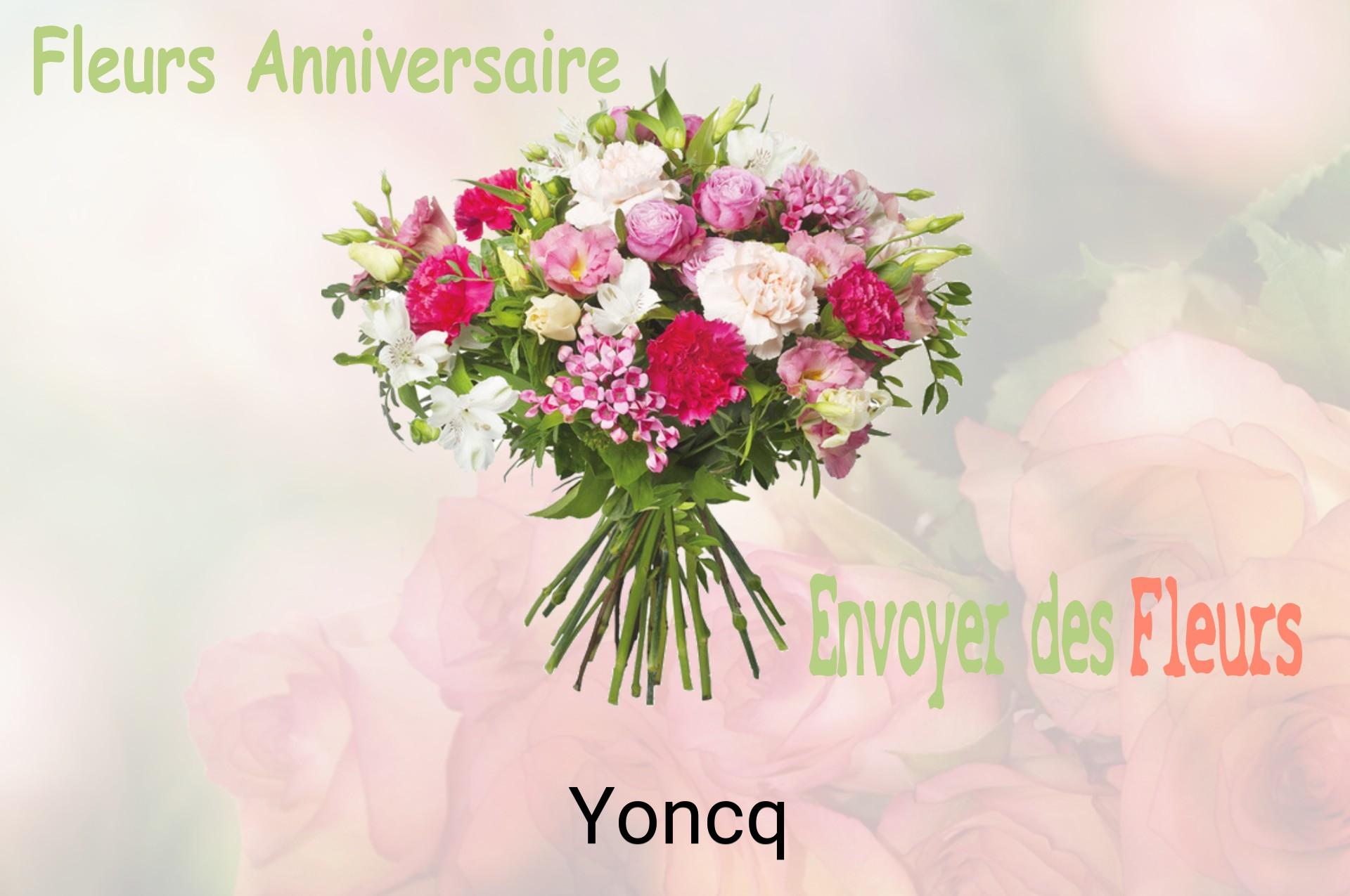 Bouquet de fleurs d’anniversaire livré à Yoncq