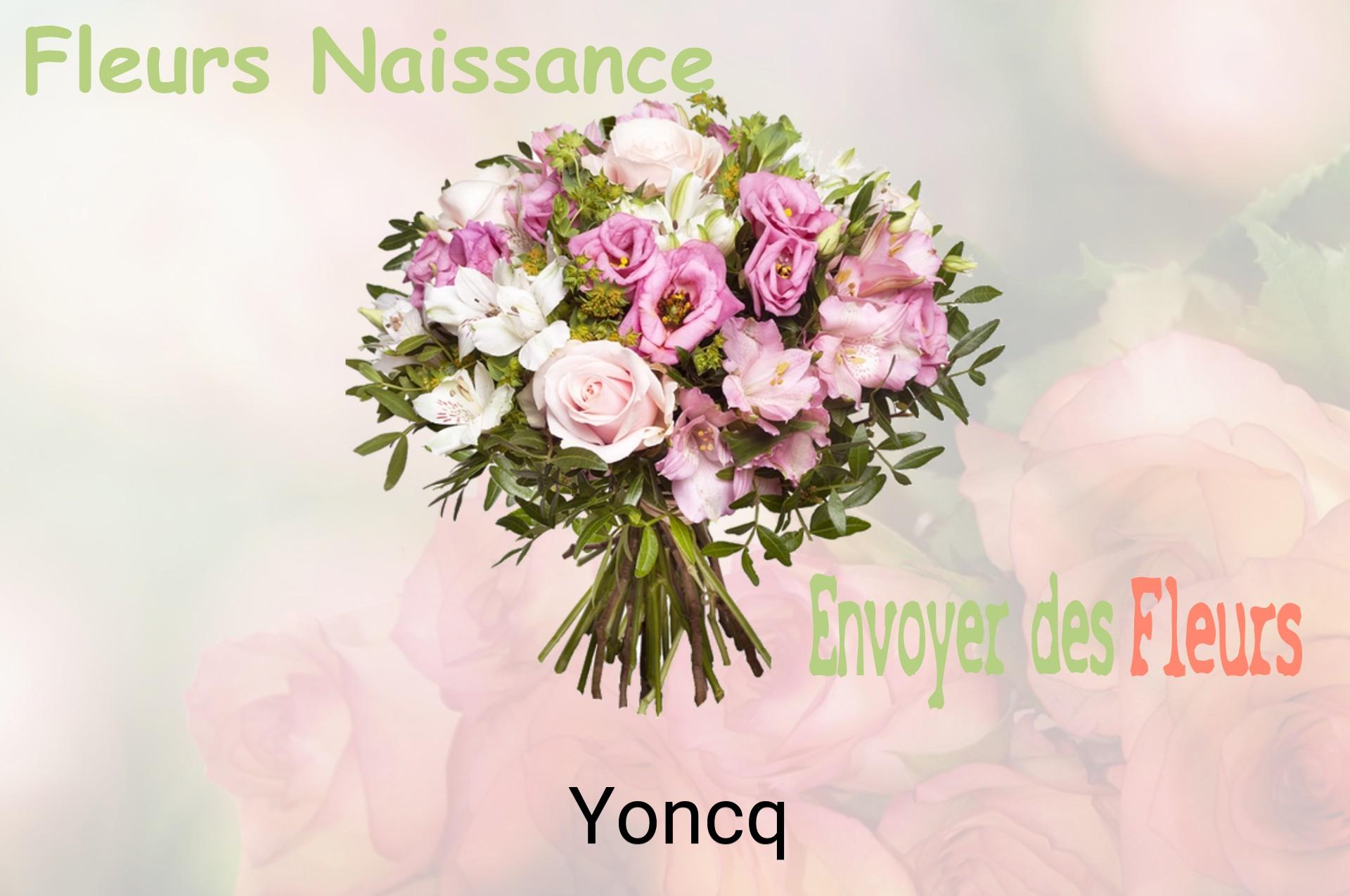 Bouquet de fleurs de naissance livré à Yoncq